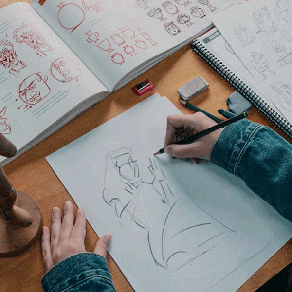 curso de desenho em ilustração em Blumenau - construção parte 2