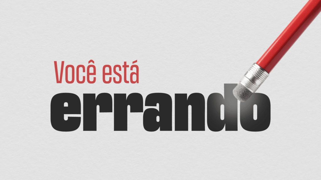 Voce esta errando blog escola casa
