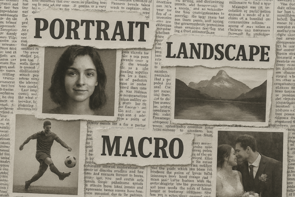 Áreas da Fotografia em 2025: Qual a sua praia? 2 Areas da fotografia