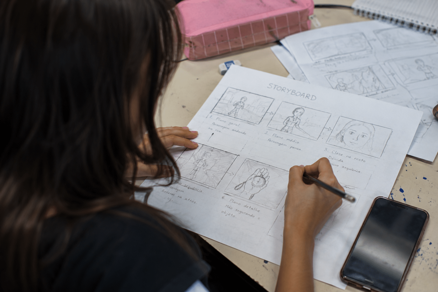 fazendo storyboard